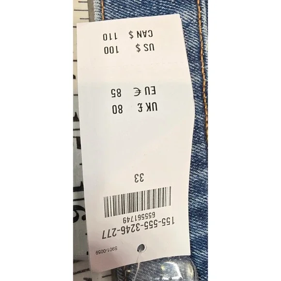 Abercrombie & Fitch Womens Plus Size 33 The Mom High Rise Jeans NWT - Picture 12 of 13